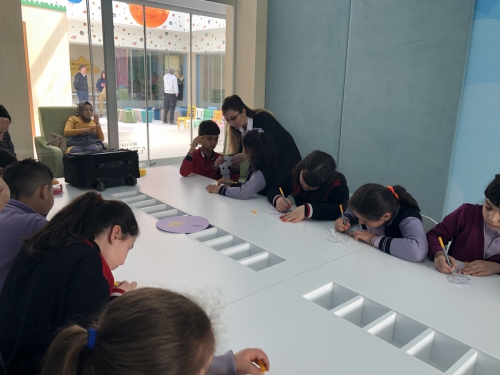 Gaziantep'in Çocuk Kütüphanelerinde Karagöz ve Hacivat Oyunları Sergilendi. ( 17 Nisan 2019 )