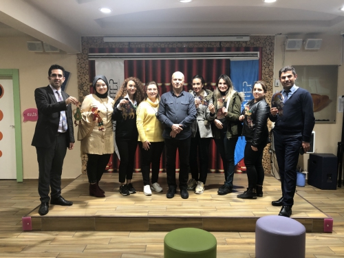 Gaziantep'in Çocuk Kütüphanelerinde Karagöz ve Hacivat Oyunları Sergilendi. ( 17 Nisan 2019 )